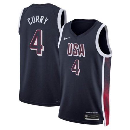 Stephen Curry USA Basketball 2024 Olympics Team Swingman Player Jersey